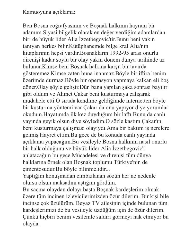 Rasim Ozan Kütahyalı özür diledi: Geyik yapıyormuş - Resim: 1