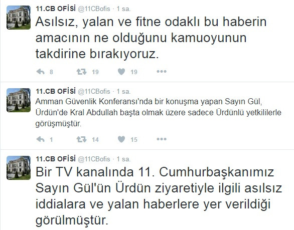 Abdullah Gül'den o iddiaya açıklama: Ürdün'e gittim ama... - Resim: 1