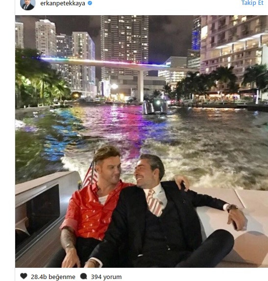 Erkan Petekkaya ve Sinan Akçıl'ın Miami fotoğrafı sosyal medyayı karıştırdı - Resim: 1