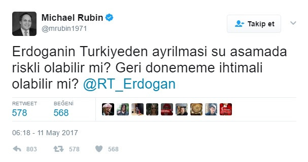 FETÖ yandaşı Michael Rubin yine Erdoğan'ı tehdit etti - Resim: 1