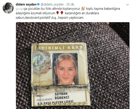 Didem Soydan öğrenci kartını paylaştı, sosyal medya yıkıldı! - Resim: 1