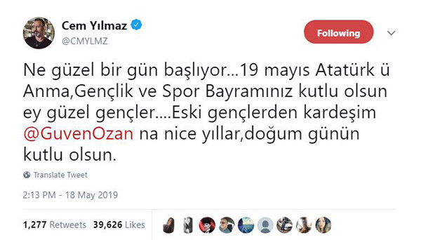 Cem Yılmaz 30 Ağustos'ta doğan Zafer Algöz'ün doğum gününü böyle kutladı - Resim: 2