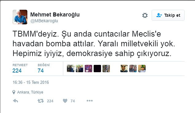 15 Temmuz askeri darbe girişimi! Saat saat Türkiye'nin en uzun gecesi - Resim: 16