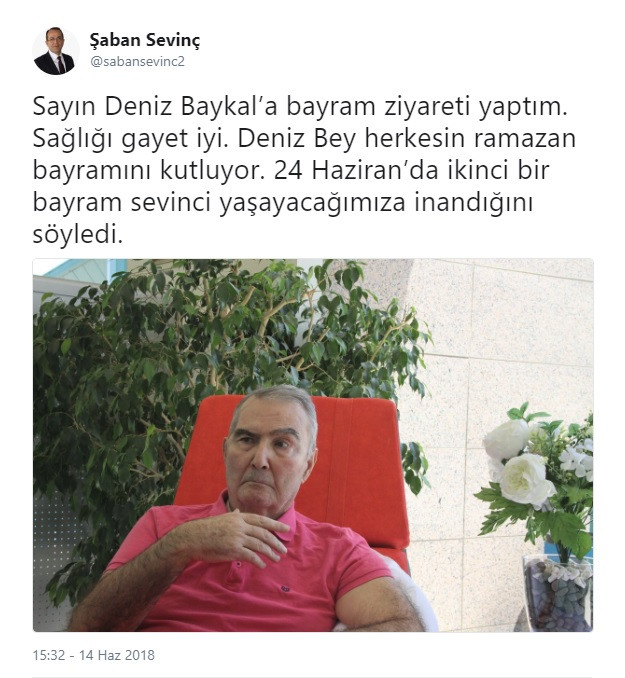 Son dakika: Deniz Baykal'ın aylar sonra ilk fotoğrafı - Resim: 1