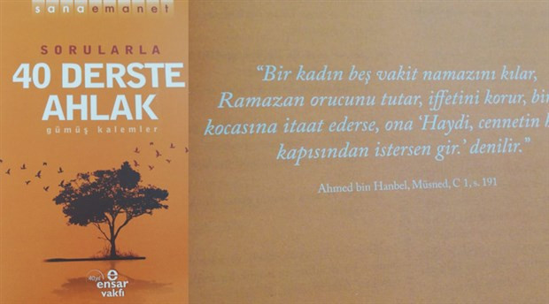 Taciz skandallarıyla gündeme gelen Ensar Vakfı okullarda ahlak kitabı dağıttı - Resim: 1