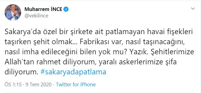 Sakarya'daki ikinci havai fişek faciasına tepki yağdı