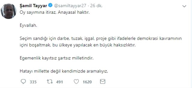Şamil Tayyar'dan ezber bozan seçim yorumu - Resim: 1