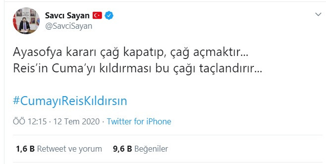 #CumayıReisKıldırsın çağrısı sosyal medyayı salladı - Resim: 1