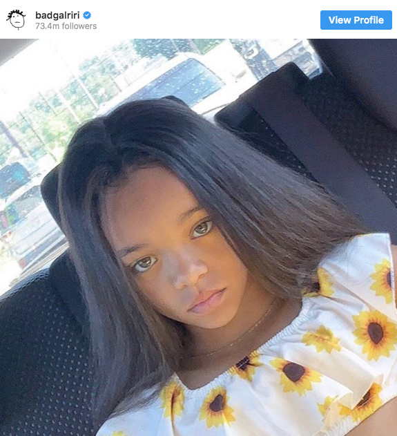 Rihanna'yı şoke eden benzerlik: Kızın fotoğrafını görünce.. - Resim: 1