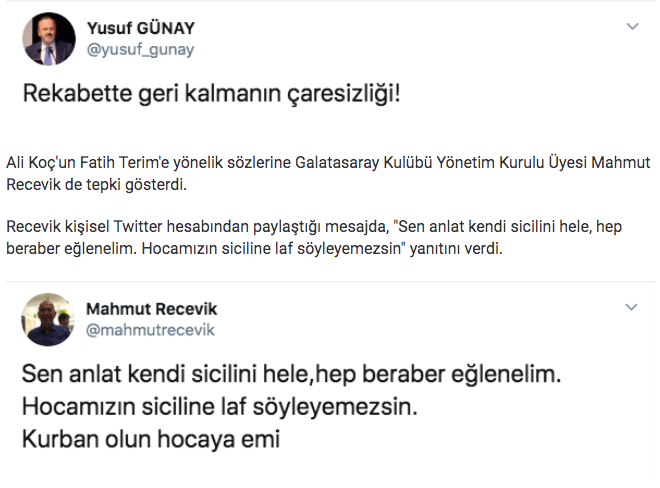 Galatasaray'dan Ali Koç'a sicili bozuk cevabı - Resim: 1