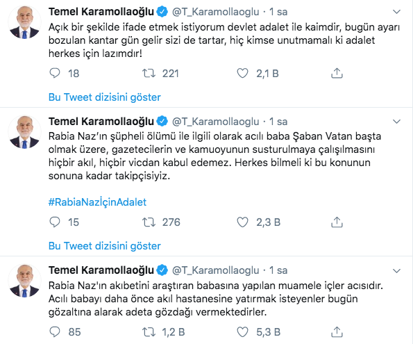 Temel Karamollaoğlu'ndan Rabia Naz'ın babası için flaş açıklama - Resim: 1