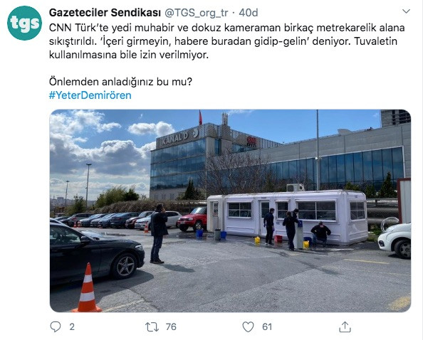 CNN Türk muhabirlerine tuvalete gitmek bile yasak - Resim: 1