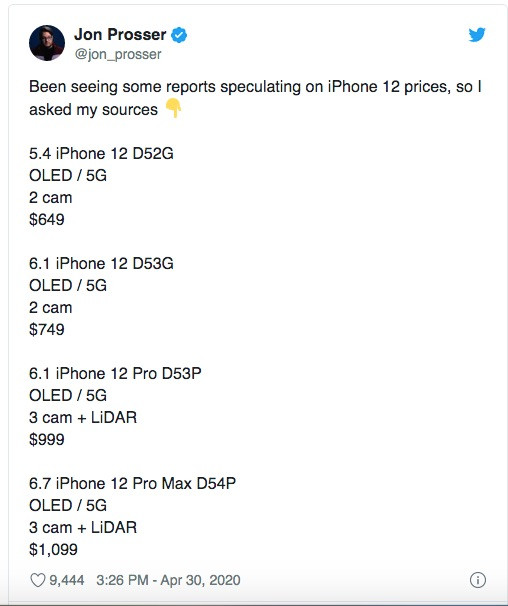 Apple'dan iPhone 12 bombası: iPhone 12 özellikleri ve fiyatları sızdı - Resim: 1
