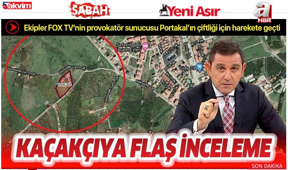 AKP medyasının Fatih Portakal hakkındaki kaçak çiftlik yalanı ellerinde patladı - Resim: 1