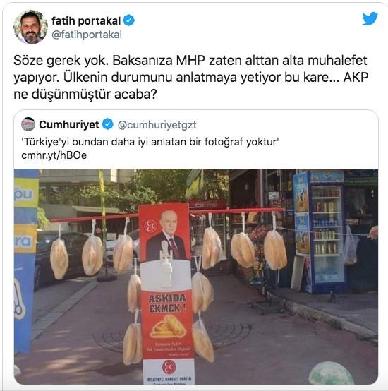 Fatih Portakal'dan askıda ekmek yorumu: AKP ne düşünüyor? - Resim: 1