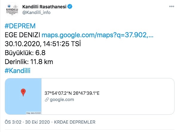 İzmir'de 6,8'lik deprem: İstanbul fena sallandı - Resim: 1