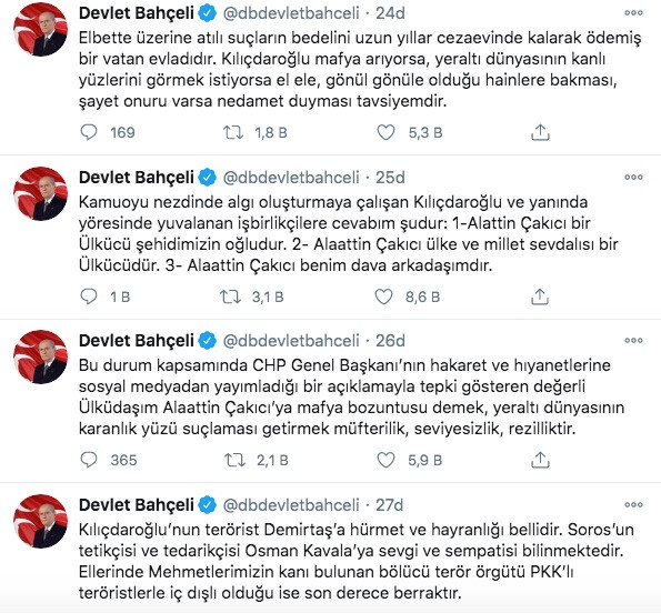 Bahçeli: Alaattin Çakıcı benim dava arkadaşımdır - Resim: 1