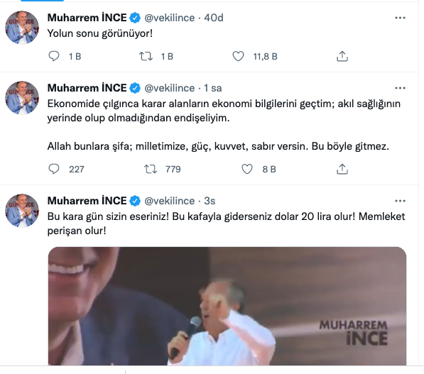 Muharrem İnce'den Flaş Kara Salı Videosu: Akıl Sağlığı Yerinde mi? - Resim: 1