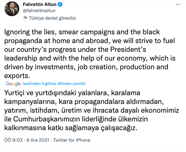 Fahrettin Altun'dan Erdoğan'ın Liderliğine Övgü Dolu Paylaşım - Resim: 1
