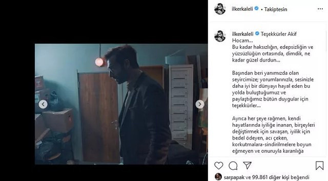 İlker Kaleli'den Öğretmen dizisine duygusal veda - Resim: 1