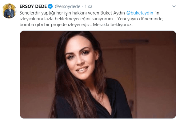 Buket Aydın'a Belçikalı medya grubu talip olmuş - Resim: 1