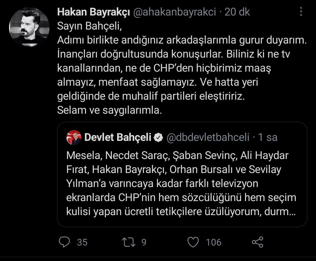 Bahçeli O Gazetecileri Hedef Gösterdi: CHP Tetikçileri - Resim: 1