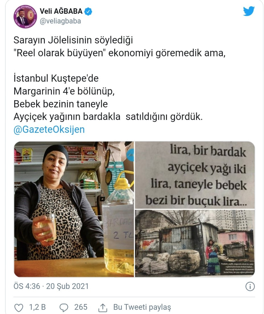 İstanbul'da Ayçiçek Yağı Bardakla Satılıyor: Fiyatı 2 TL - Resim: 1