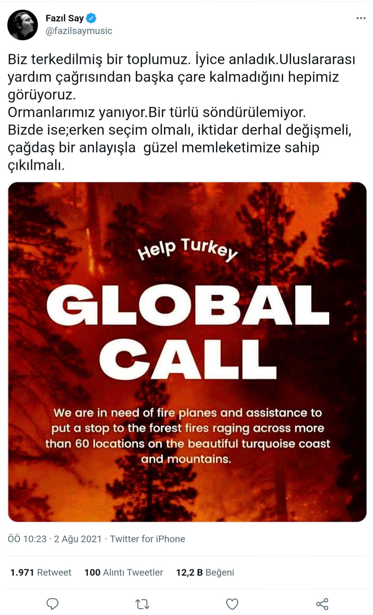 Fazıl Say: Biz Terk Edilmiş Bir Toplumuz, İyice Anladık - Resim: 1