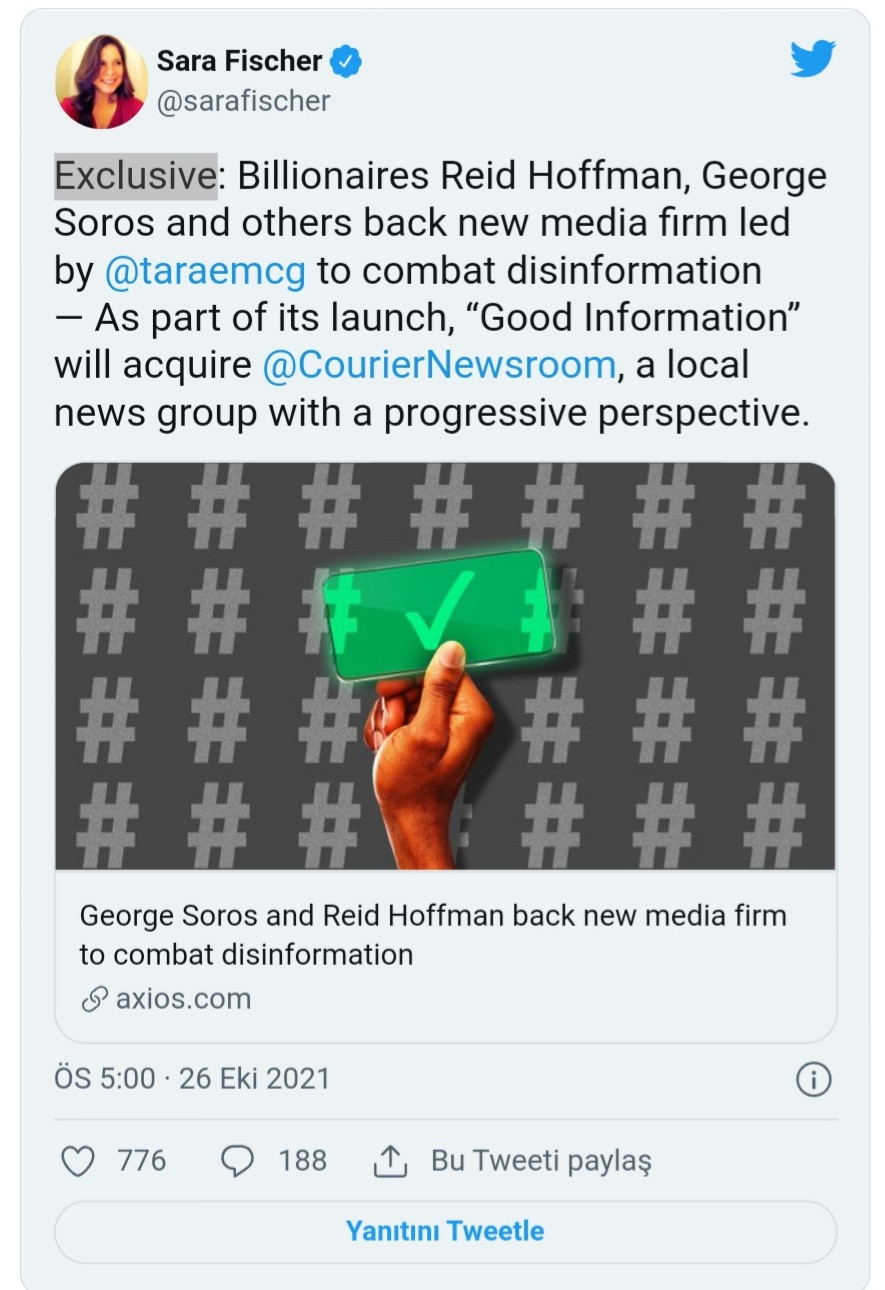George Soros Yeni Medya Girişimi İle Eleştirilerin Odağında - Resim: 1