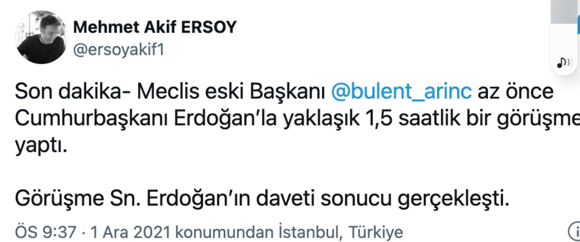 Bülent Arınç Erdoğan'la 1,5 Saat Ne Görüştü? - Resim: 1