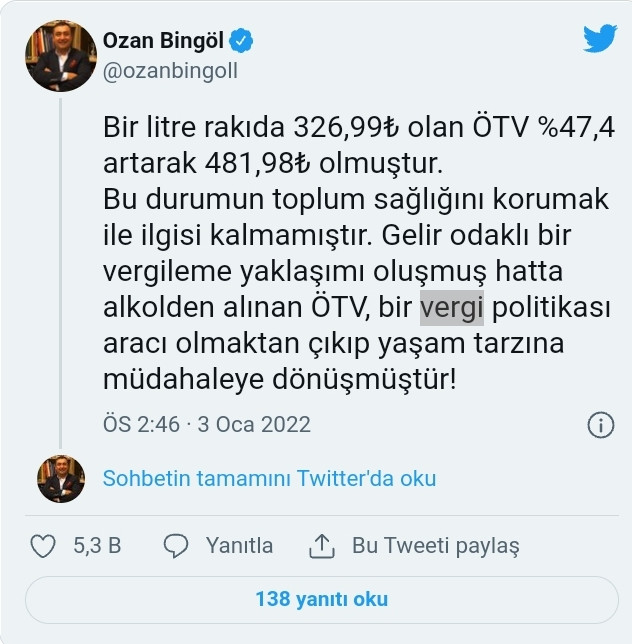 Vergi Uzmanı Ozan Bingöl'den ÖTV Tepkisi - Resim: 1