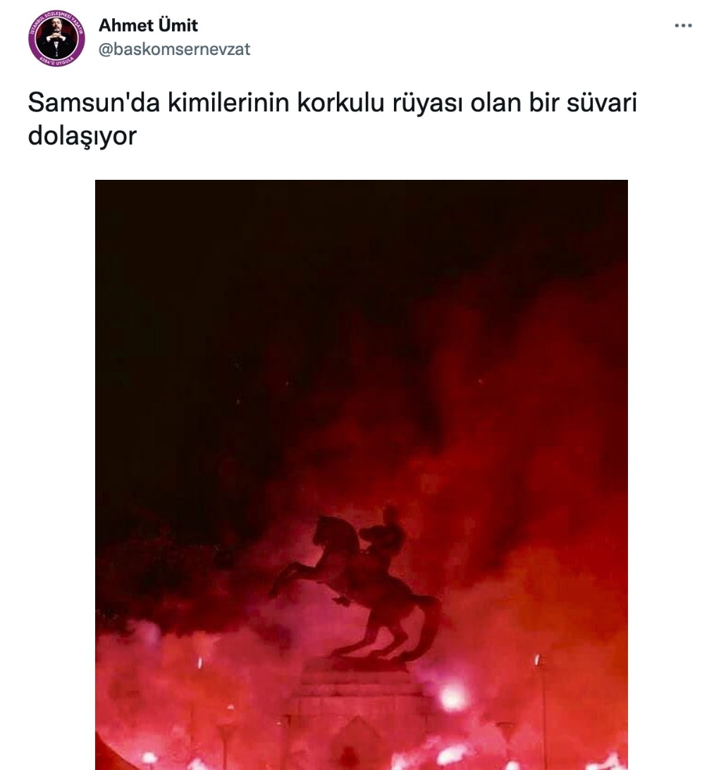 Ahmet Ümit: Samsun'da Kimilerinin Korkulu Rüyası Olan Bir Süvari Dolaşıyor - Resim: 1