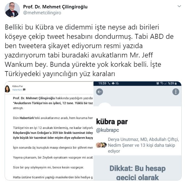 Kübra Par’ın Twitter hesabını Mehmet Çilingiroğlu mu kapattırdı? - Resim: 1