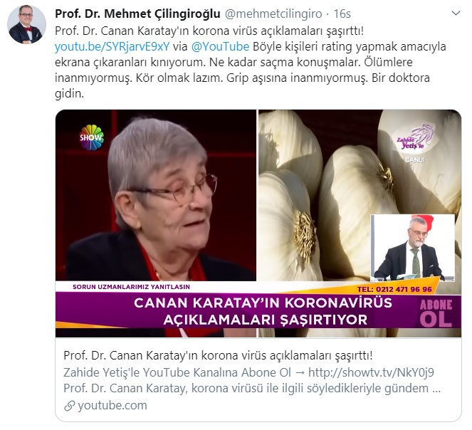 Mehmet Çilingiroğlu’ndan Canan Karatay’a: Eğer yüreğiniz varsa! - Resim: 1