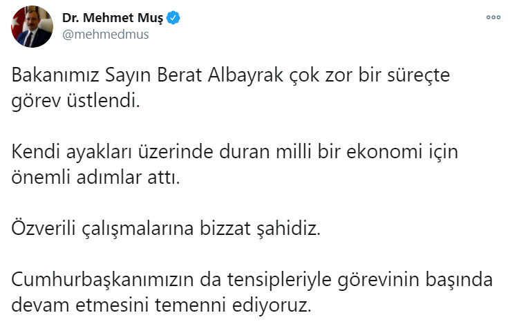 AKP Grup Başkanvekili'nden Albayrak'ın istifasına ilk yorum - Resim: 1
