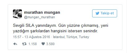 Murathan Mungan’dan Sıla’ya: Yazdığım şarkılardan hangisini istersen senindir! - Resim: 1