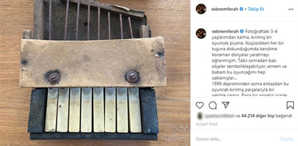 Şebnem Ferah 99 Depremini hatırlattı! Oyuncak piyano anısı… - Resim: 1