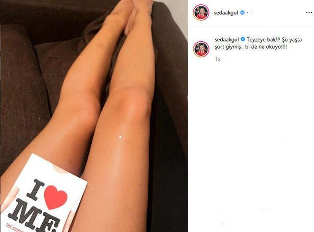 Seda Akgül paylaştı: Şu yaşta şort giymiş - Resim: 1