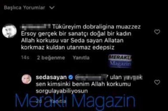 Seda Sayan'dan kendisine edepsiz diyen takipçisine küfür - Resim: 2