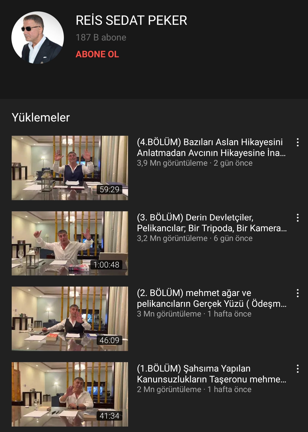 Sedat Peker'in İfşa Videoları Rekora Koşuyor: 10 Milyondan Fazla İzlendi - Resim: 1
