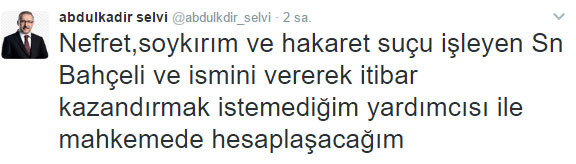 MHP'den Abdulkadir Selvi'ye açık mektup: Ata binmiş uşak, Abdülgüdük efendi - Resim: 1