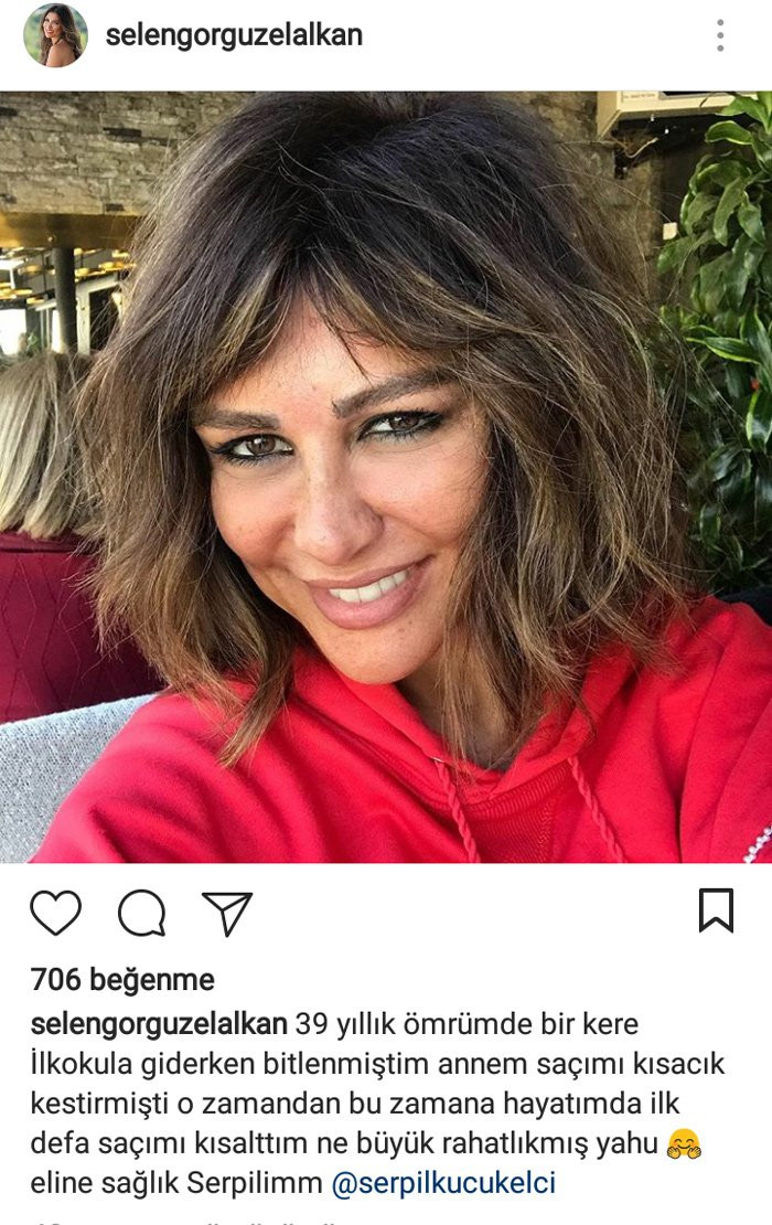 Selen Görgüzel Alkan yeni imajını böyle paylaştı