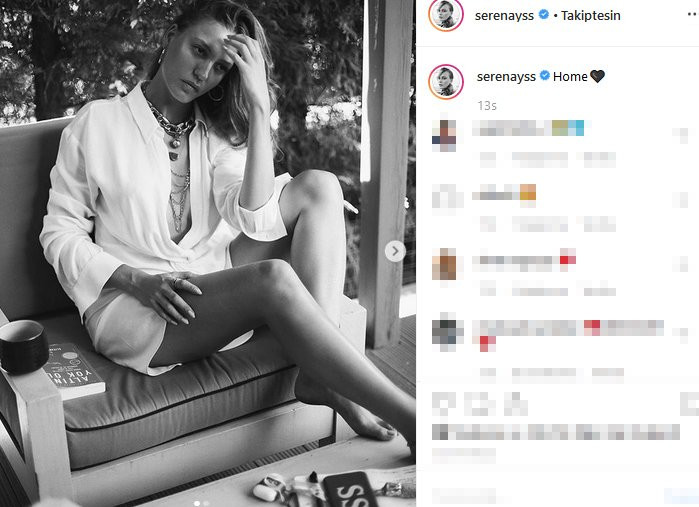 Serenay Sarıkaya pozuyla Instagram'ı salladı - Resim: 1