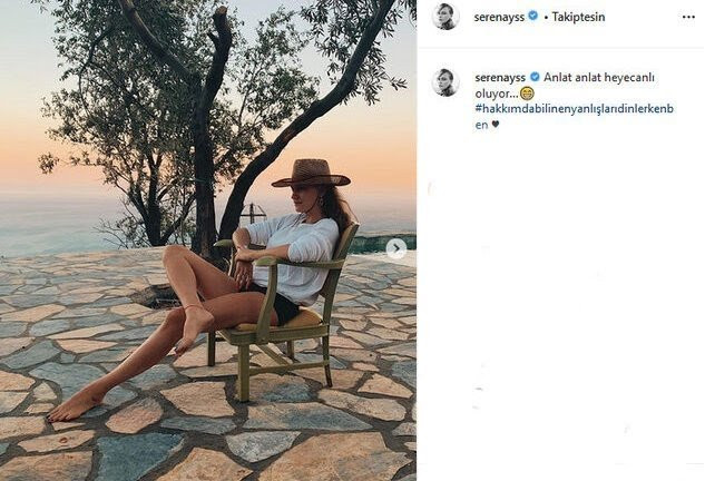 Serenay Sarıkaya'dan sen seversin yalanı paylaşımına cevap - Resim: 1
