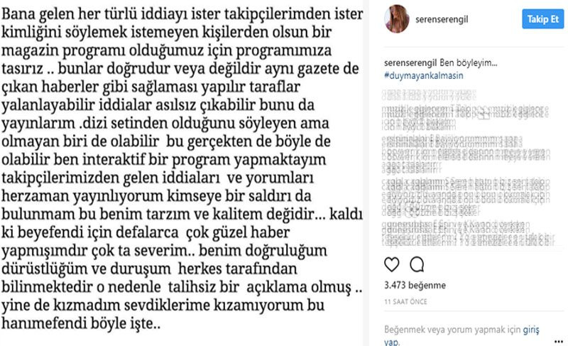 Seren Serengil’den Kıvanç Tatlıtuğ’a cevap gecikmedi - Resim: 1