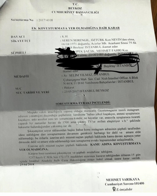 Seren Serengil gazetecilere ve görümcesine kin kustu - Resim: 2