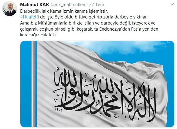 Hilafet isteyen gruplardan sokakta ilk eylem! - Resim: 2