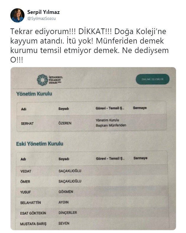 Serpil Yılmaz iddiasının arkasında: Doğa Koleji'ne kayyum atandı, operasyonda İTÜ yok - Resim: 5
