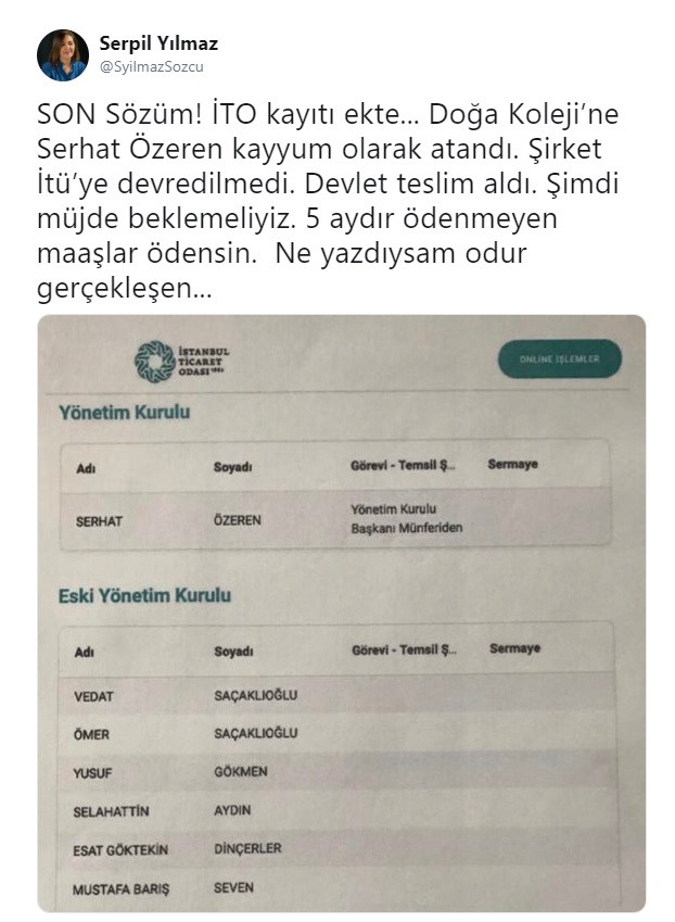 Serpil Yılmaz iddiasının arkasında: Doğa Koleji'ne kayyum atandı, operasyonda İTÜ yok - Resim: 6