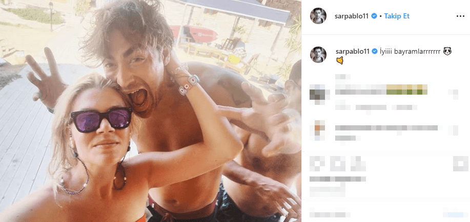 Sarp Levendoğlu ve sevgilisi Derya Şensoy'dan birlikte ilk kare - Resim: 1